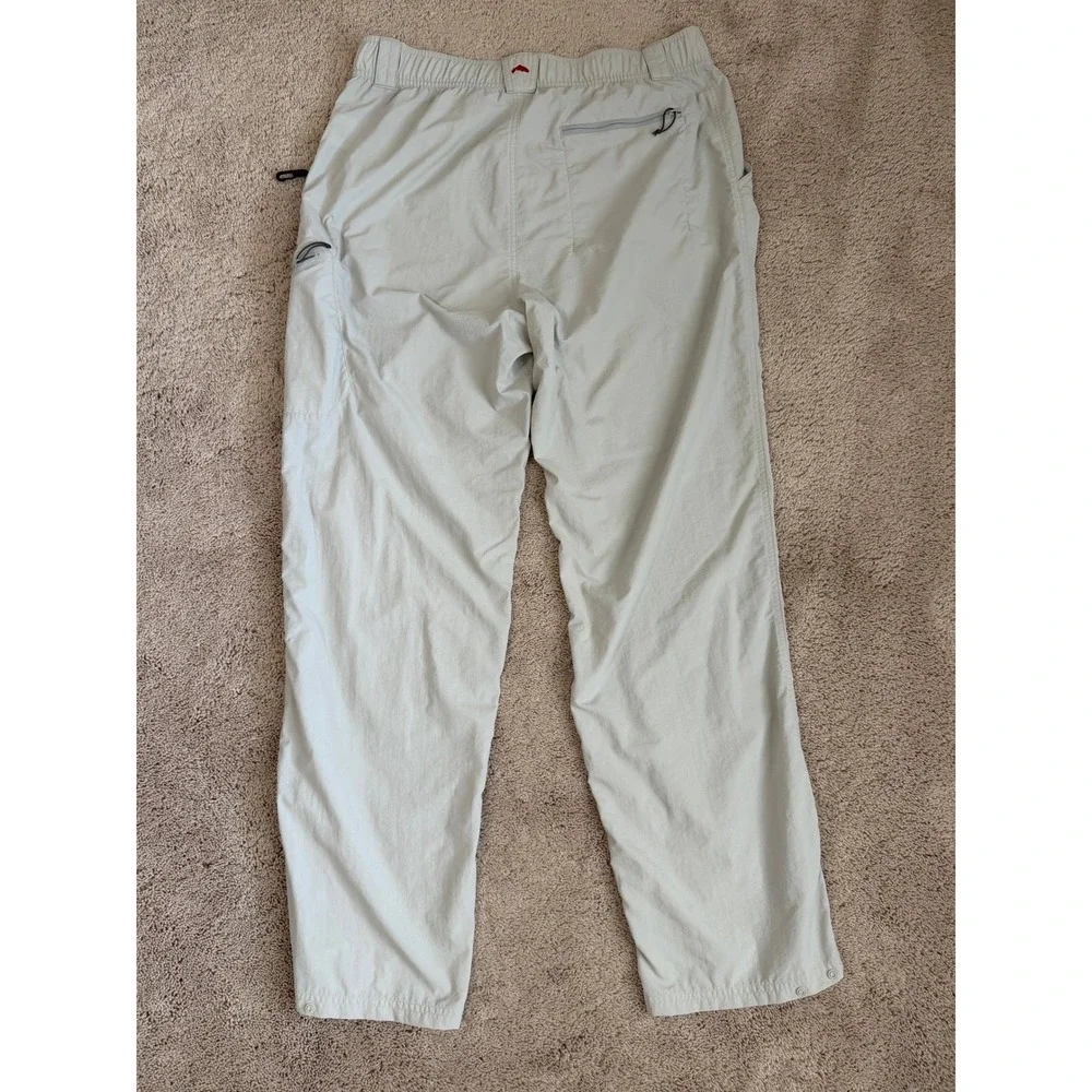 Simms Fishing Pants Mens Large Nylon Technical Hiking Outdoor Cargo Lightweight